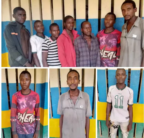 Police arrest seven suspected kidnappers, recover arms and ammunitions in Kaduna