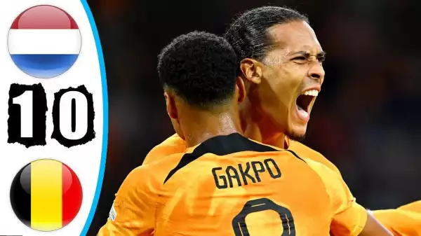 Netherlands vs Belgium 1 - 0 (UEFA Nations League 2022 Goals & Highlights)