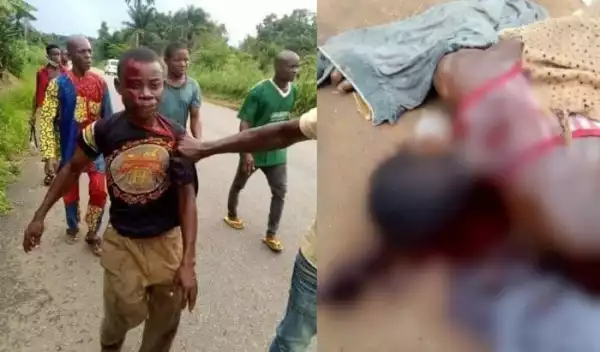 SO SAD!!! Man Kills His Cousin Over Mangoes In Abia State (Graphic Photos)
