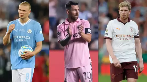 Lionel Messi, Erling Haaland & Kevin De Bruyne nominated for UEFA Men