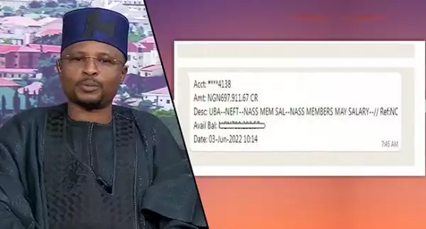 Leke Abejide Shows Credit Alert On TV. Receives ₦697,911 Monthly Salary
