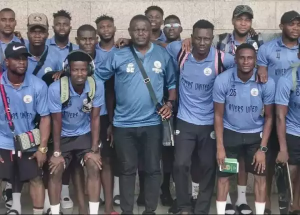 CAF Confederation Cup: Rivers United arrive Nigeria from Cote d’Ivoire