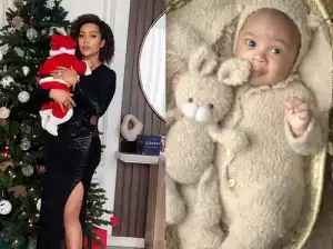 It Can Only Be God – Maria Chike Unveils Son’s Face While Celebrating Christmas (Photo)