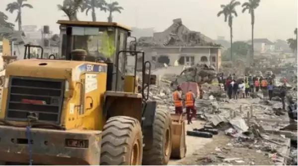 Ibadan Explosion: Father, Son, Other Residents Missing As Rescue Operation Continues