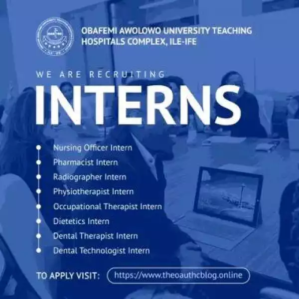 OAUTH announces recruitment of Interns