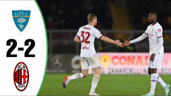 Lecce vs AC Milan 2 - 2 (Serie A 2023 Goals & Highlights)