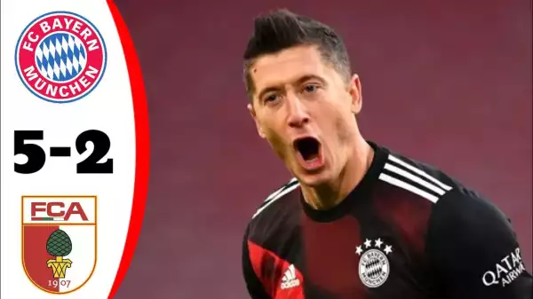 Bayern Munich vs Augsburg 5 - 2 (Bundesliga Goals & Highlights 2021)