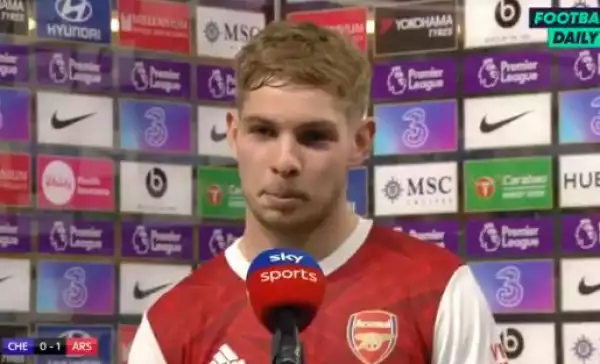 Arsenal’s Emile Smith Rowe gives classy response to question over Chelsea snub (Video)