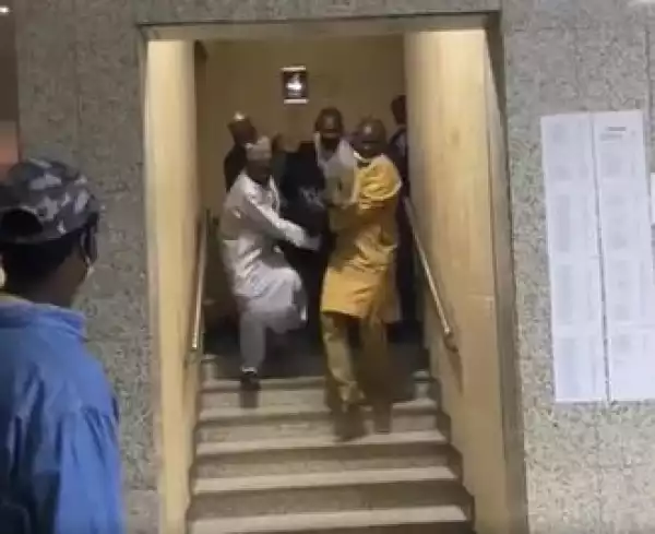 Abba Kyari’s Wife Slumps in Court (Video)
