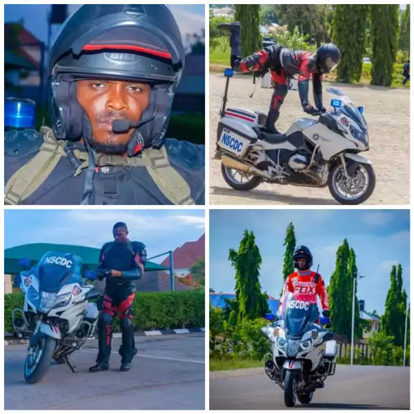 NSCDC Mourns First Outrider Killed While Performing Motorbike Stunt In Abuja (Photos)