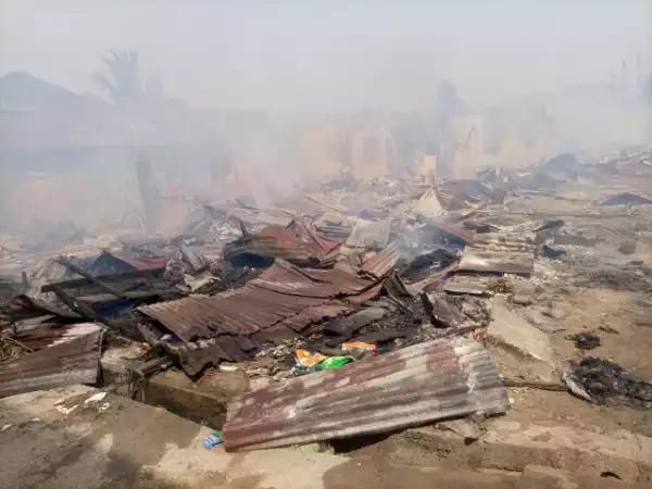 Kerosene Explosion Leaves Many Houses Destroyed In Rivers State (Photos)