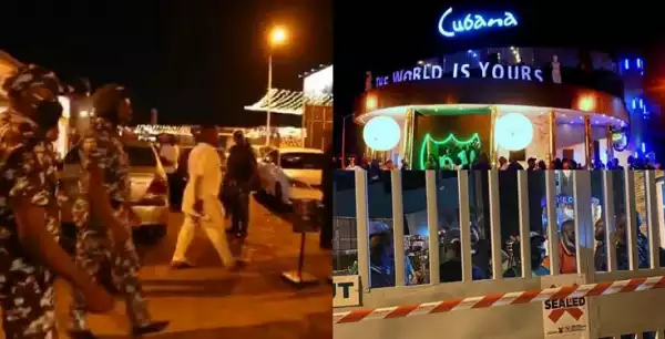 Lagos Govt. Seal Off Cubana Night Club For Operating Despite Ban (Video)