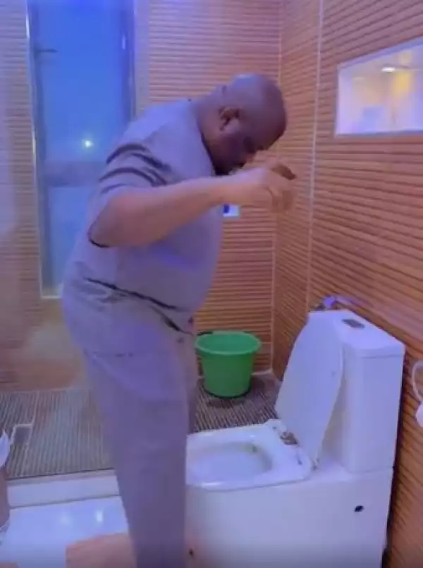 Don Jazzy Teaches Nigerians How To Use The Toilet to Avoid Snake Attack (Video)