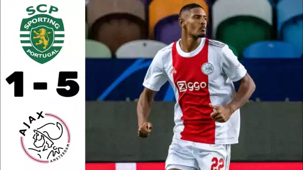 Sporting vs Ajax 1 − 5 (Champions League 2021 Goals & Highlights)