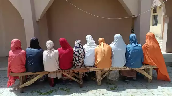 Photo Of 10 Kidnapped Women, One Child Who Were Rescued By Police In Zamfara