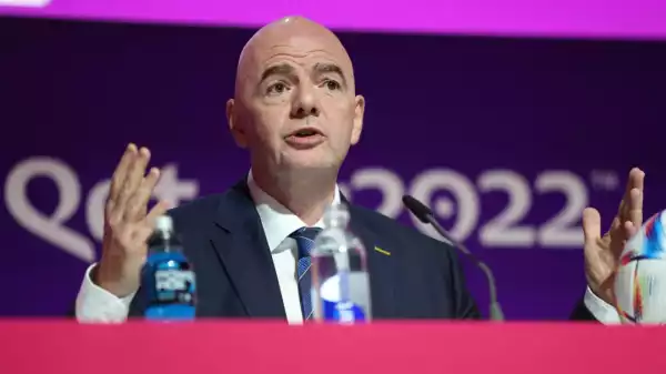FIFA president Gianni Infantino delivers bizarre press conference on eve of World Cup