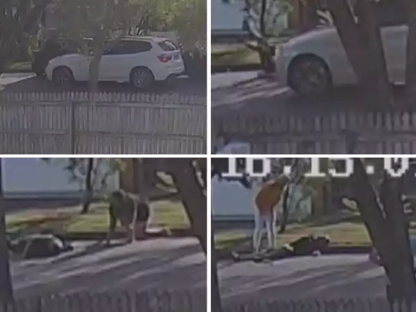 Wife Uses Her Car to Run Over Her Cheating Husband And His Sidechic (Video)