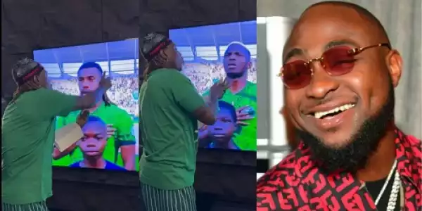 U No Well – Davido Reacts as Zlatan Ibile Anoints Super Eagles Players During AFCON Match Against South Africa