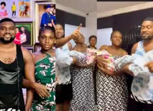 It’s a Baby Boy And Girl - MC Mbakara And Wife,Lolo Welcome A Set of Twins (Video)