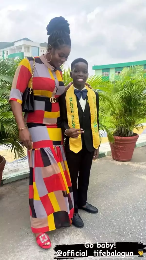 Wizkid’s First Son, Boluwatife Balogun Graduates From School (Photos)