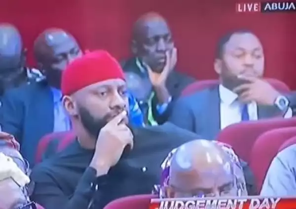 Yul Edochie Spotted At The Presidential Election Petition Court (Video)