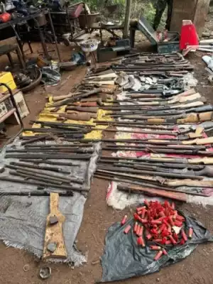 Army Uncovers IPOB/ESN Firearms, Drones Factory (Photo)