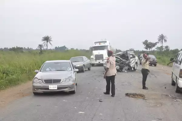Truck Driver Crushes Two FRSC Officers To Death