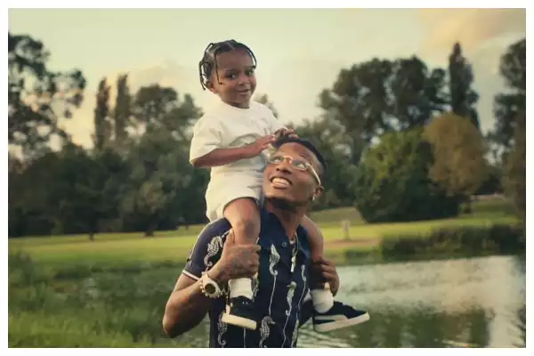 Wizkid Shocks Fans As He Features His 3 Sons In His Music Video, Dedicates The Song To Them