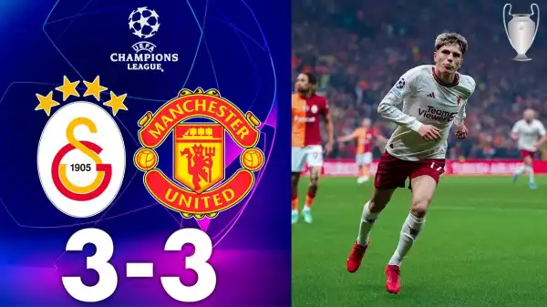 Galatasaray vs Manchester United 3 - 3 (Champions League Goals & Highlights)