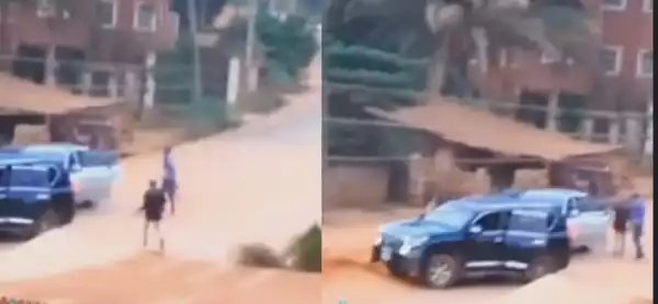 The Shocking Moment A Man Was Abducted By Gunmen In Aniocha LGA Anambra State (Video)