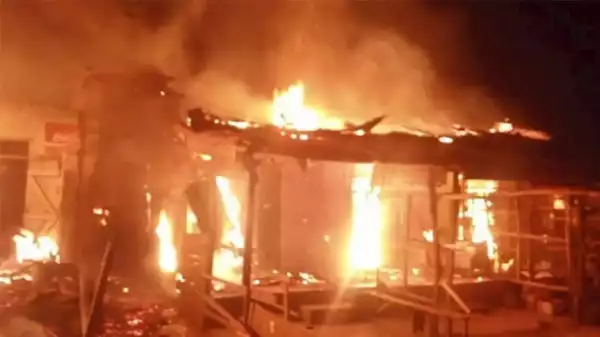 Fire At Maiduguri Monday Market Destroys 13,000 Shops – Zulum