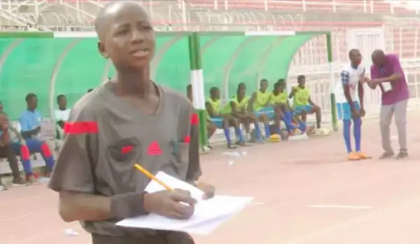Meet 12-Year-Old Nigerian Referee Who Is Dreaming To Officiate World Cup Match