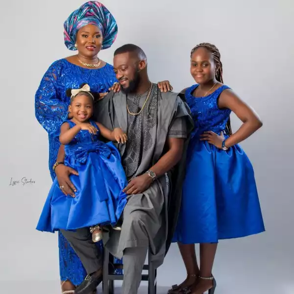 Actor, Sean Jimoh Shares Lovely Family Photos As He Celebrates 5th Wedding Anniversary With His Wife