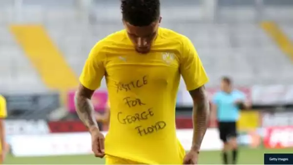 ‘We Have To Fight For Justice’ – Sancho Speaks After George Floyd Tribute