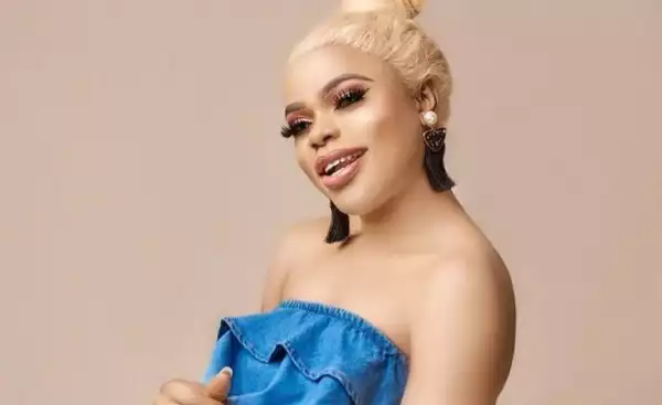 Checkout the Massive Cake Bobrisky used to celebrate his N400m mansion (Video)