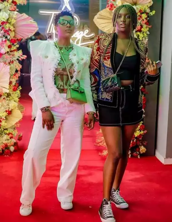 Tuface And Annie Idibia’s Daughter Stirs Reactions Over Outfit To Tiwa Savage’s Event