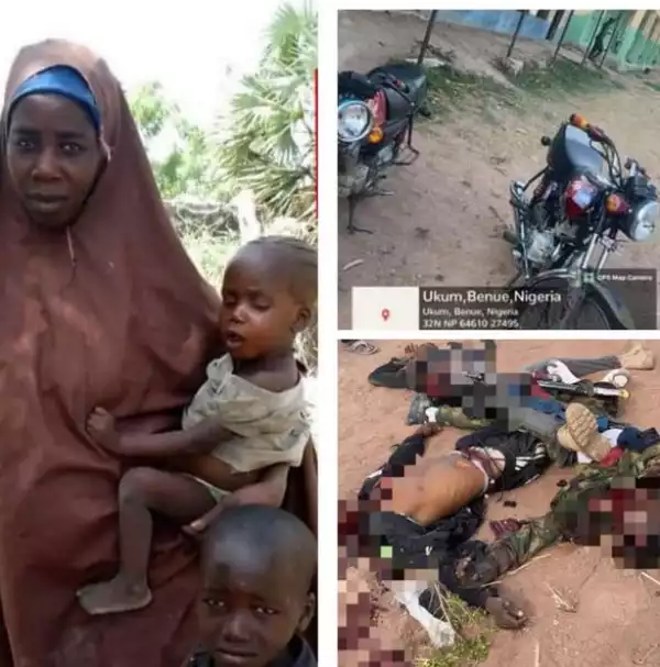 Nigerian Army Neutralizes Three Bandits In Benue, Confirms Rescue Of Pregnant Chibok Girl And Her 3 Children From Terrorists