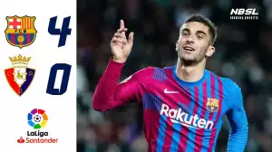 Barcelona vs Osasuna 4 - 0 (LaLiga 2022 Goals & Highlights)