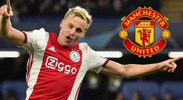 Man Utd’s New Signing, Van de Beek Very Angry Over Failed Real Madrid Move