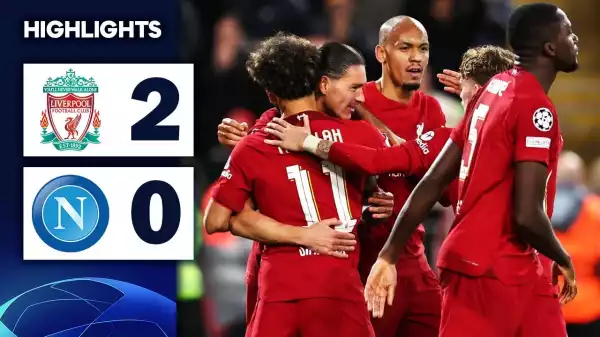 Liverpool vs Napoli 2 - 0 (Champions League 2022 Goals & Highlights)