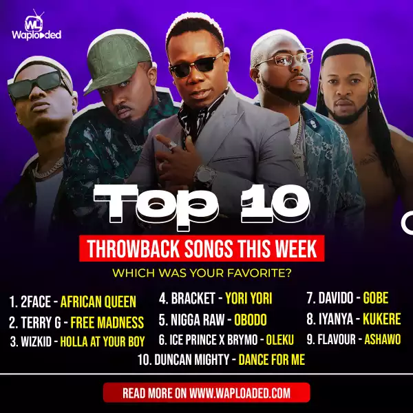 Week20: Top 10 Nigerian Throwback Songs