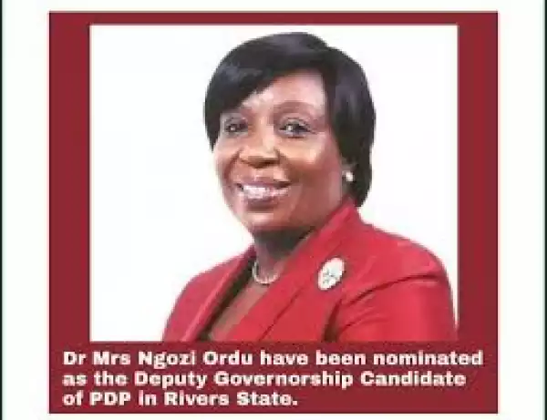 Rivers state PDP Governorship Candidate Fubara Picks Ngozi Ordu As Deputy
