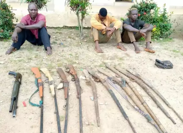 Three Suspects Arrested Over Unlawful Possession Of Firearms