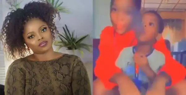 Actress Olayode Juliana Reacts to Video of a Lady and Her Underage Son Smoking