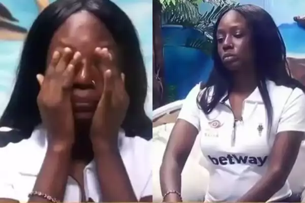 #BBNaija: Tolanibaj Shed Tears While Sending Heartwarming Message To Her Sister (Video)