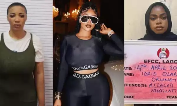“You’re coming out of this strong” – Simi Gold encourages Bobrisky amid EFCC arrest