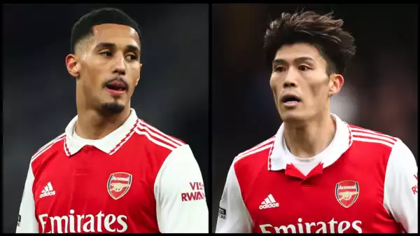 Arsenal sweating on William Saliba and Takehiro Tomiyasu injuries