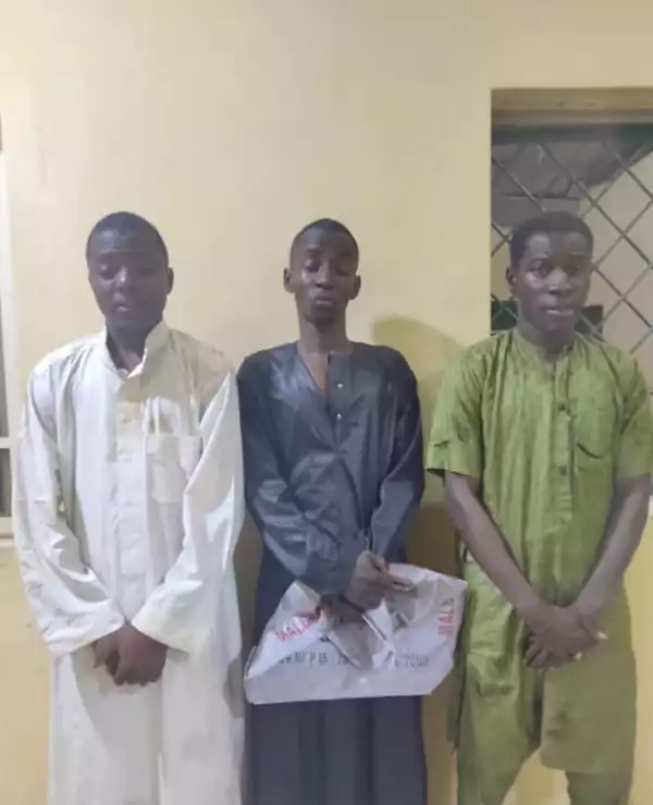 Three suspected kidnappers arrested in Kano for threatening to abduct man and family members if he fails to pay N2m