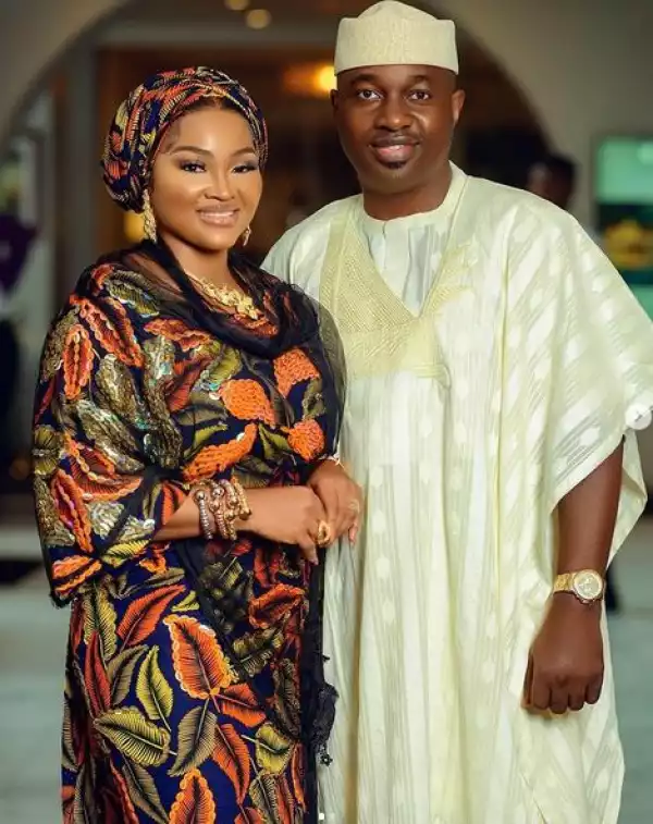 Mercy Aigbe Shares New Loved-Up Photos With Her Husband