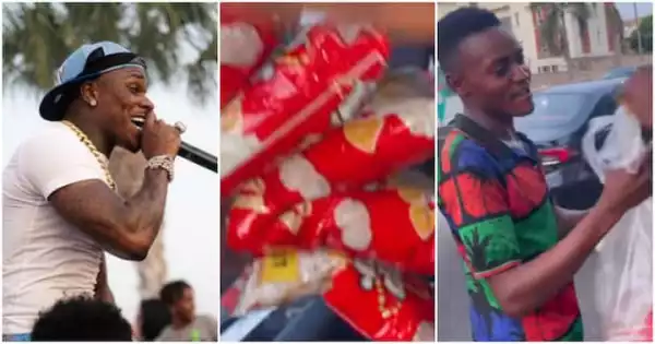 US Rapper DaBaby Buys Popcorn For $100 in Lagos Traffic (Video)